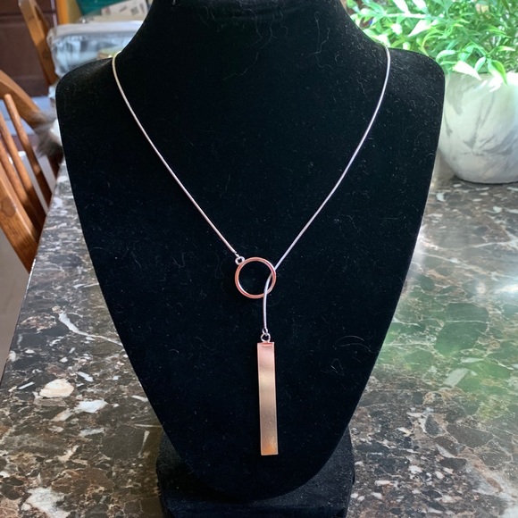 Jewelry - Beautiful lariat sterling silver necklace